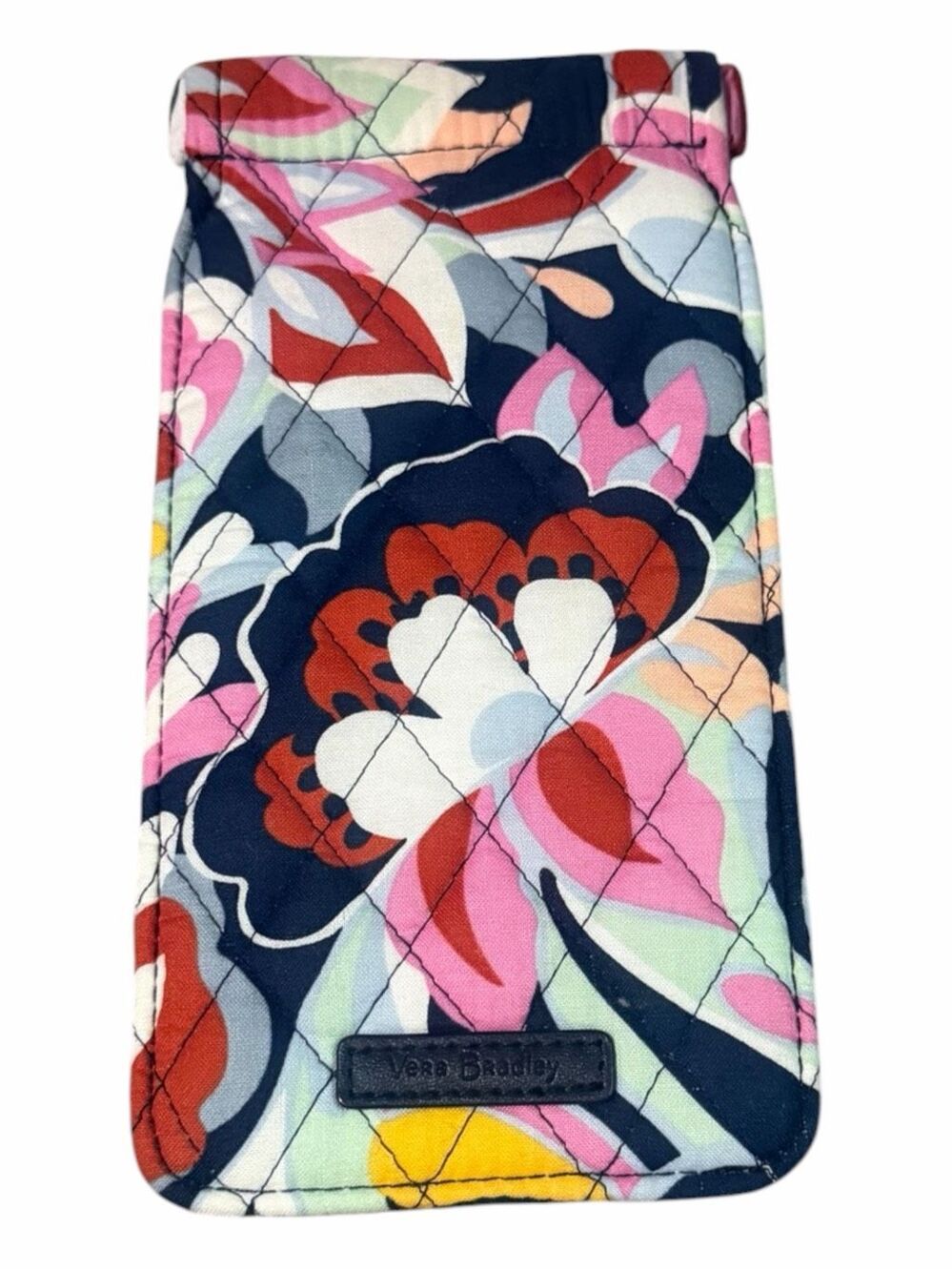 VERA BRADLEY Mod Paisley Quilted Eyeglass Case Cotton Floral